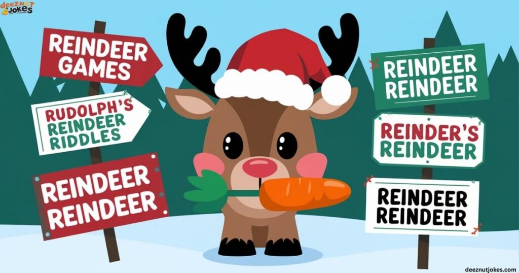 Cute and Creative Reindeer Wordplay