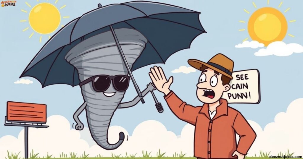 Twister Teasers: Light-Hearted Tornado Puns