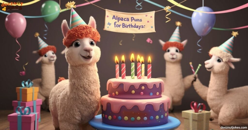Alpaca Puns for Birthdays
