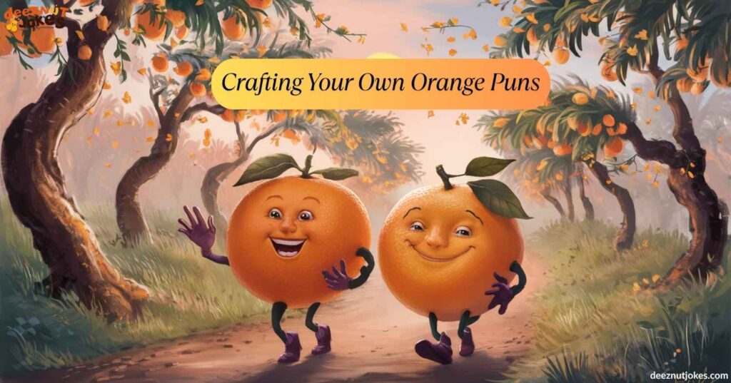 Crafting Your Own Orange Puns