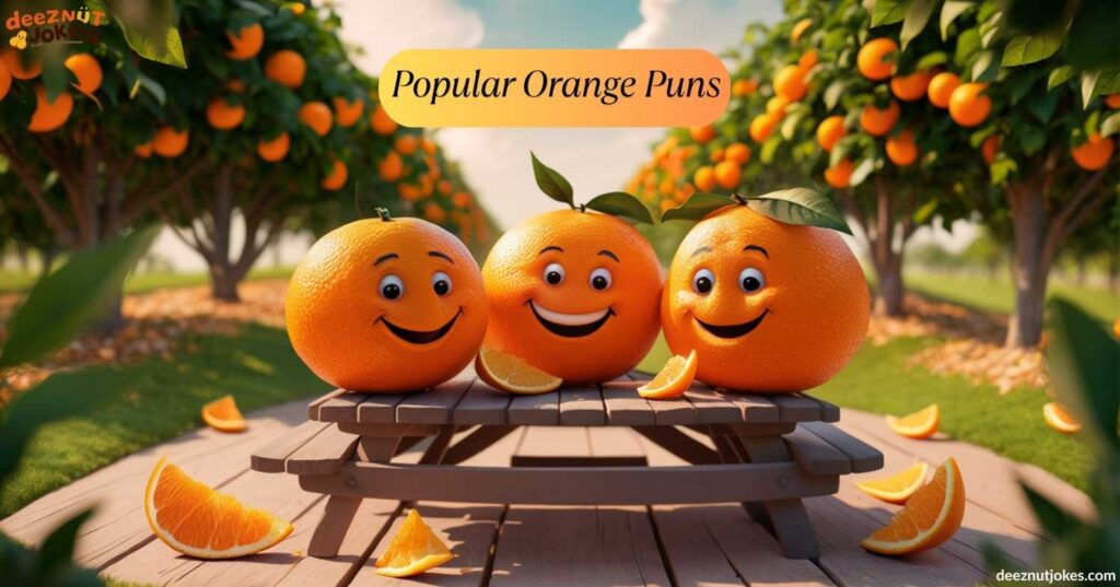 Popular Orange Puns